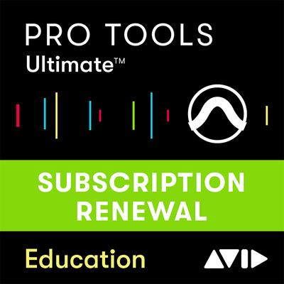 Pro Tools Ultimate Annual Paid Annually Subscription for EDU Students & Teachers Electronic Code - RENEWAL